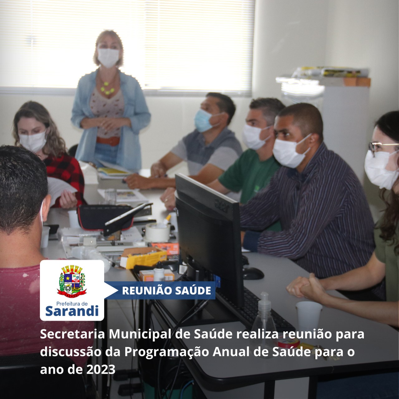 Secretaria Municipal de Saúde realiza reunião para discussão da Programação Anual de Saúde para o ano de 2023